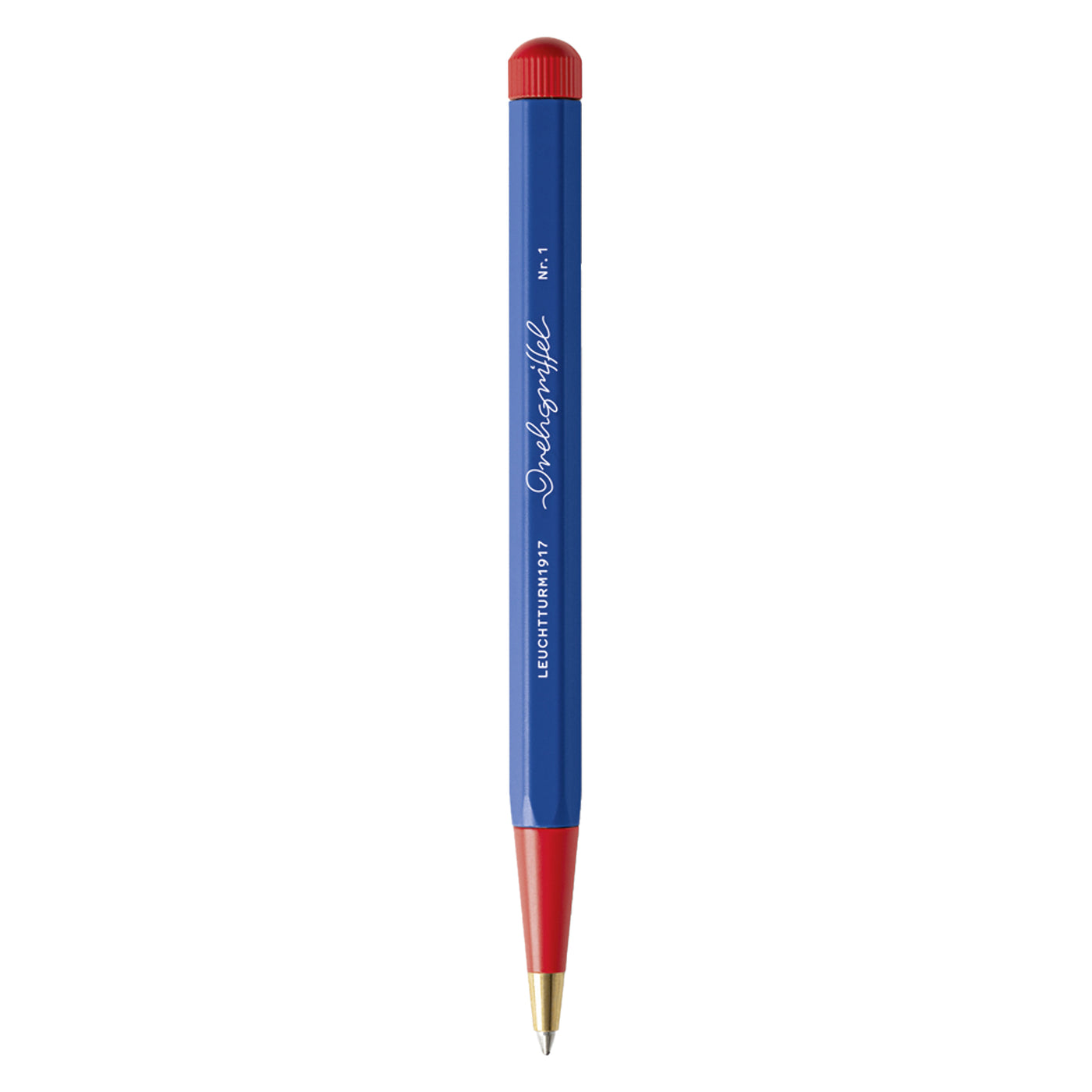Leuchtturm1917 Drehgriffel Nr. 1 Bauhaus Edition Ball Pen - Royal Blue/Red (Special Edition)