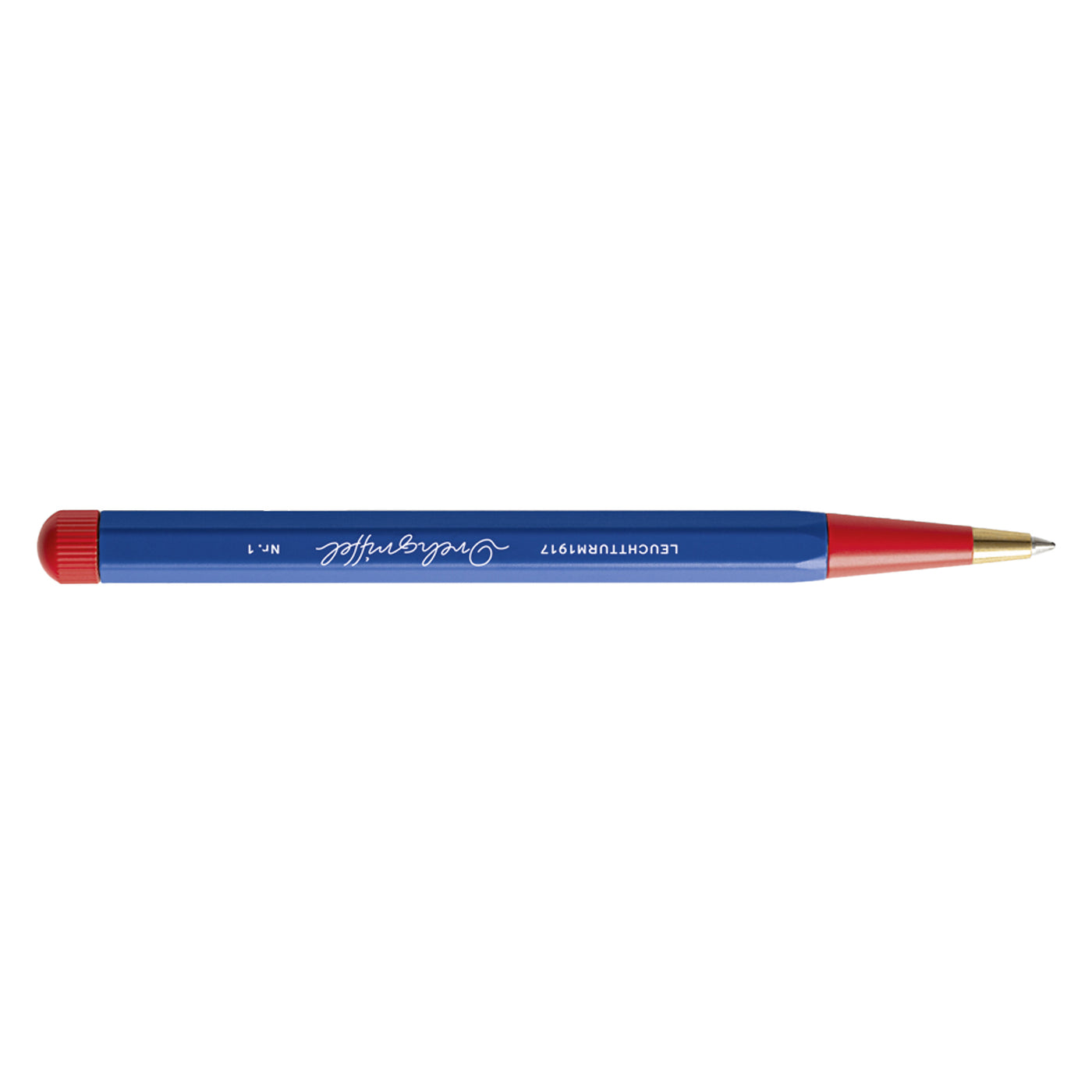 Leuchtturm1917 Drehgriffel Nr. 1 Bauhaus Edition Ball Pen - Royal Blue/Red (Special Edition)