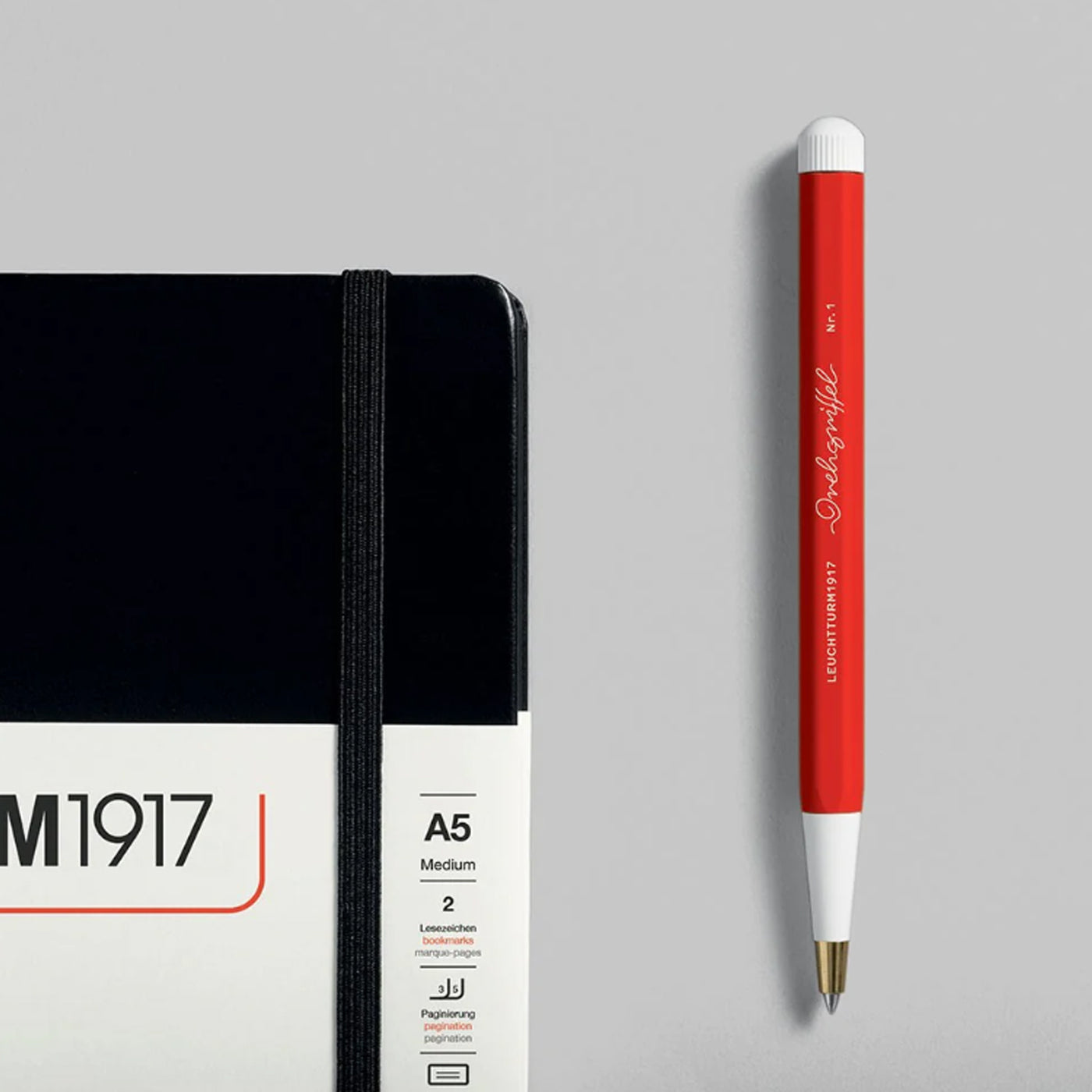 Leuchtturm1917 Drehgriffel Nr. 1 Gel Pen - Port Red