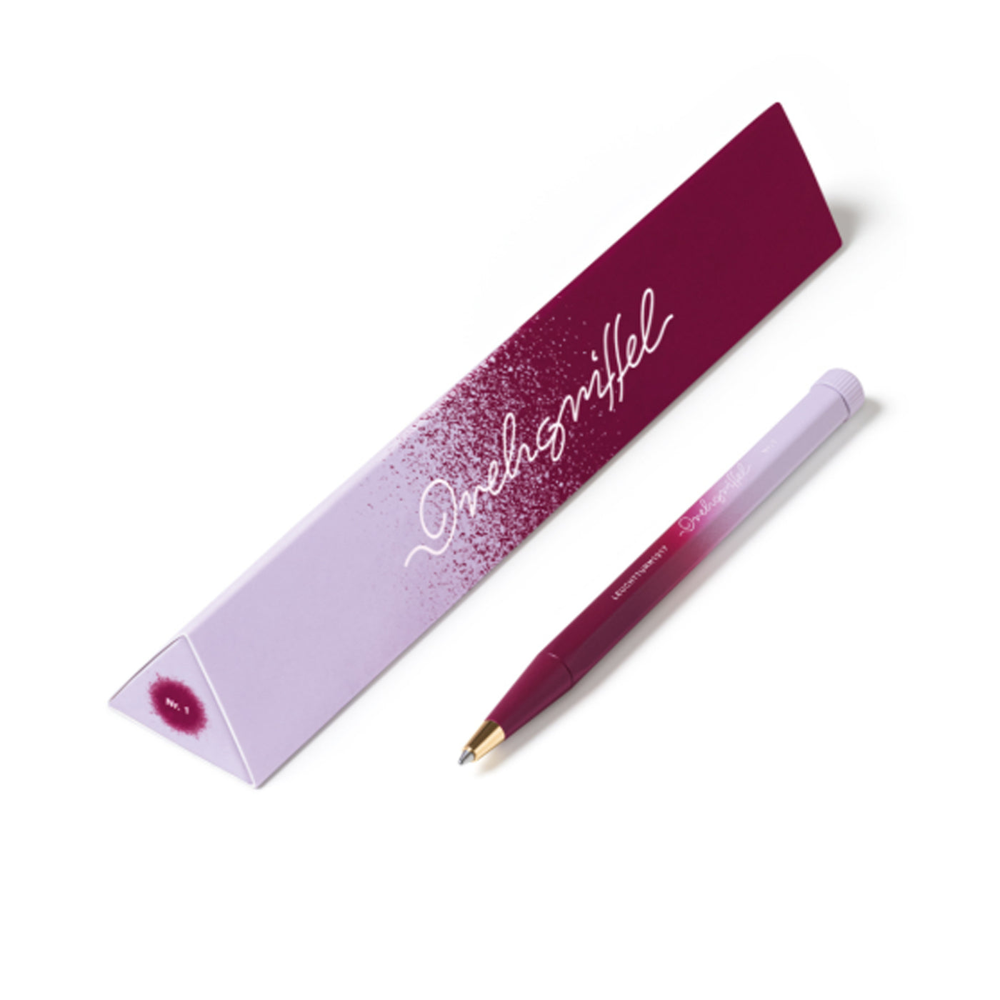 Leuchtturm1917 Drehgriffel Nr. 1 Gradient Edition Ball Pen - Port Red / Lilac (Limited Edition)