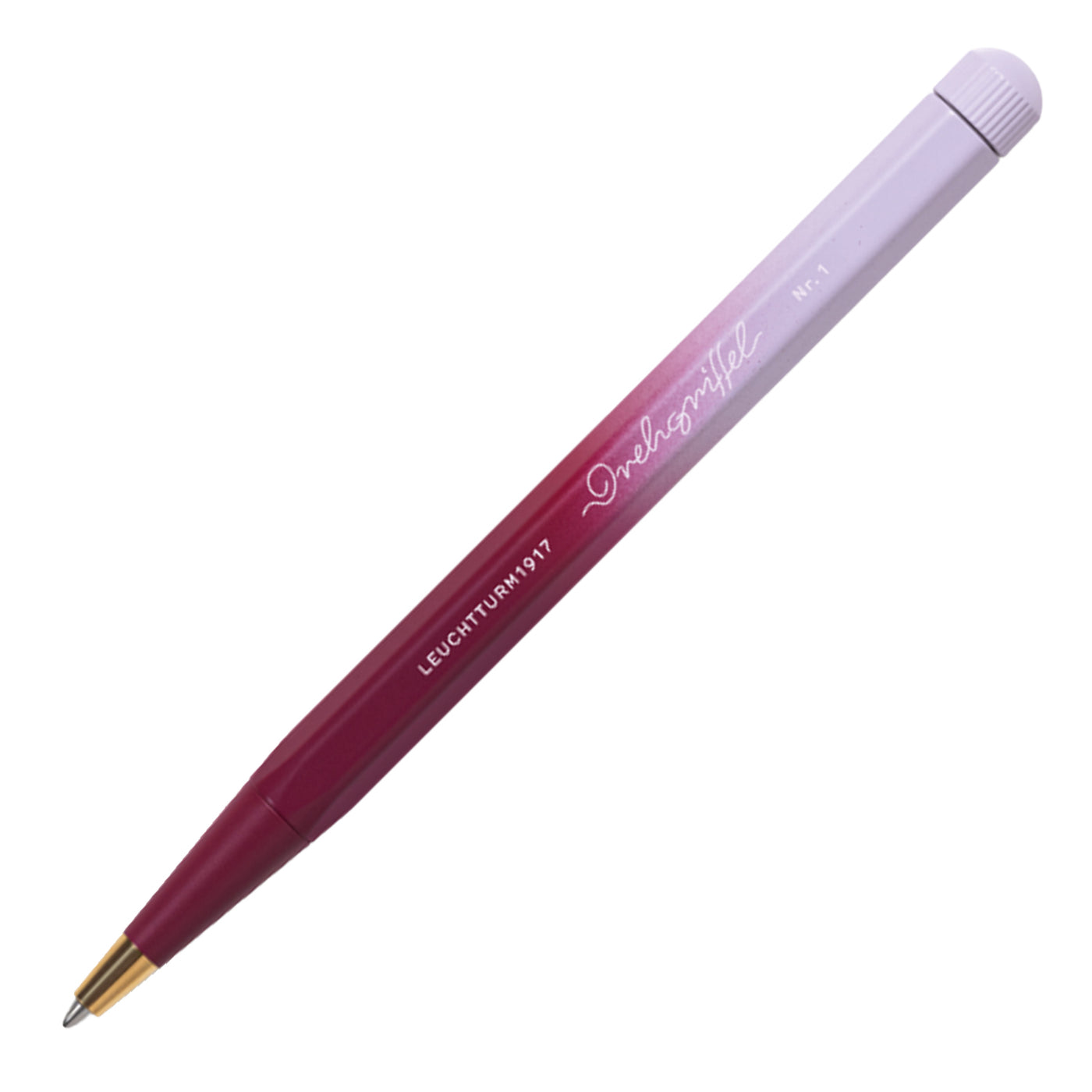 Leuchtturm1917 Drehgriffel Nr. 1 Gradient Edition Ball Pen - Port Red / Lilac (Limited Edition)