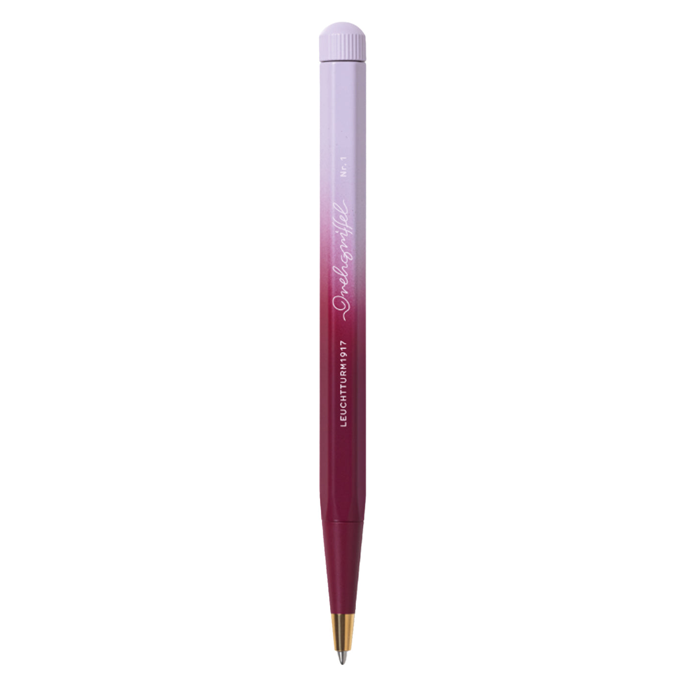 Leuchtturm1917 Drehgriffel Nr. 1 Gradient Edition Ball Pen - Port Red / Lilac (Limited Edition)