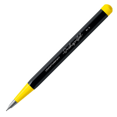 Leuchtturm1917 Drehgriffel Nr.2 Bauhaus 0.7mm Mechanical Pencil - Black/Lemon (Special Edition)