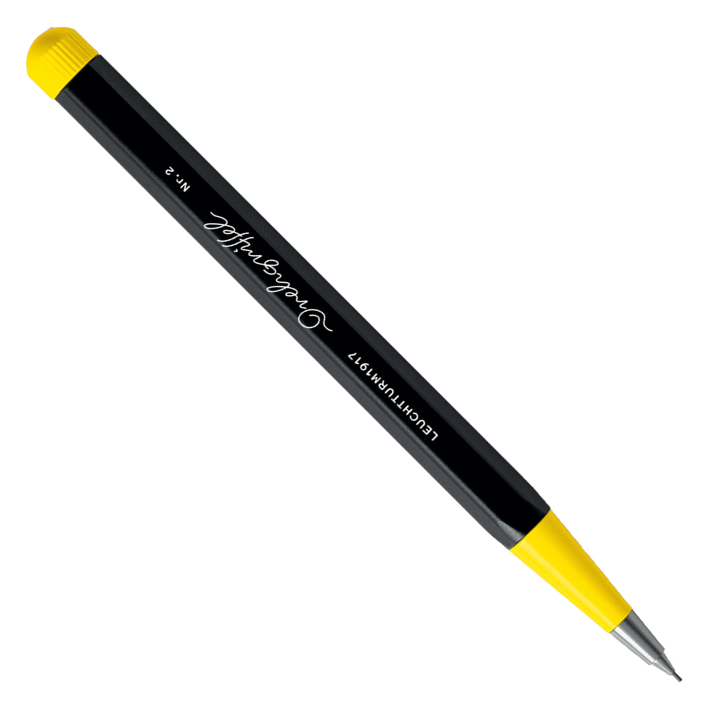 Leuchtturm1917 Drehgriffel Nr.2 Bauhaus 0.7mm Mechanical Pencil - Black/Lemon (Special Edition)