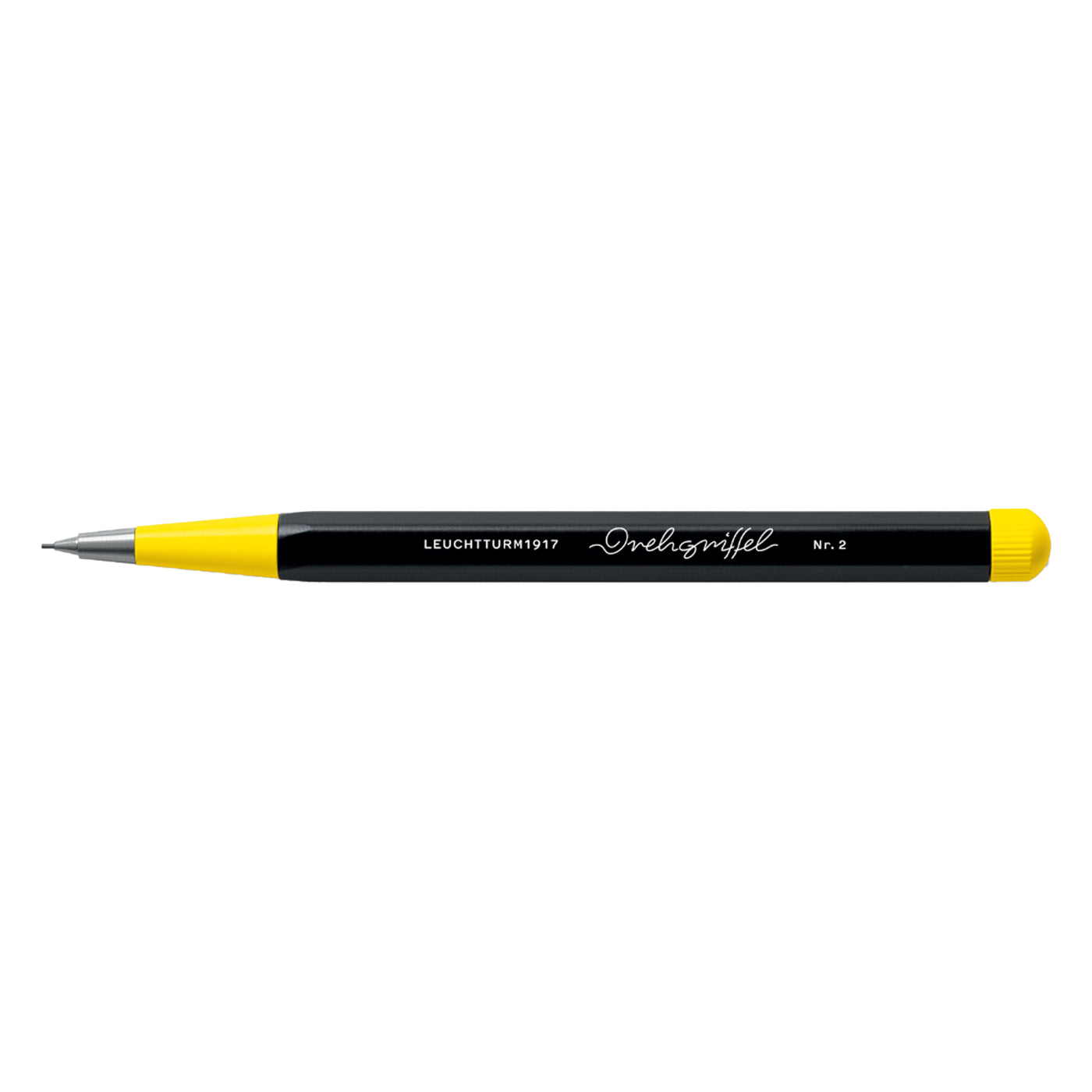 Leuchtturm1917 Drehgriffel Nr.2 Bauhaus 0.7mm Mechanical Pencil - Black/Lemon (Special Edition)