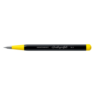 Leuchtturm1917 Drehgriffel Nr.2 Bauhaus 0.7mm Mechanical Pencil - Black/Lemon (Special Edition)