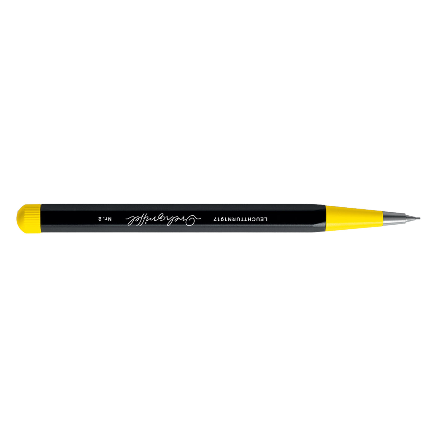 Leuchtturm1917 Drehgriffel Nr.2 Bauhaus 0.7mm Mechanical Pencil - Black/Lemon (Special Edition)