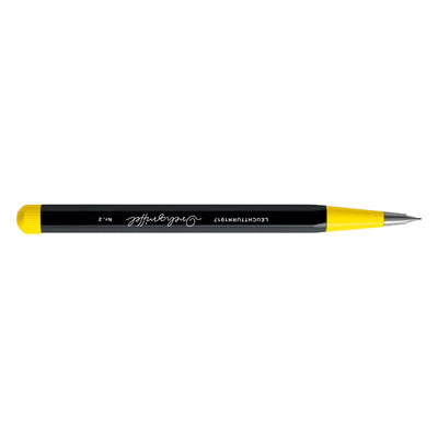 Leuchtturm1917 Drehgriffel Nr.2 Bauhaus 0.7mm Mechanical Pencil - Black/Lemon (Special Edition)