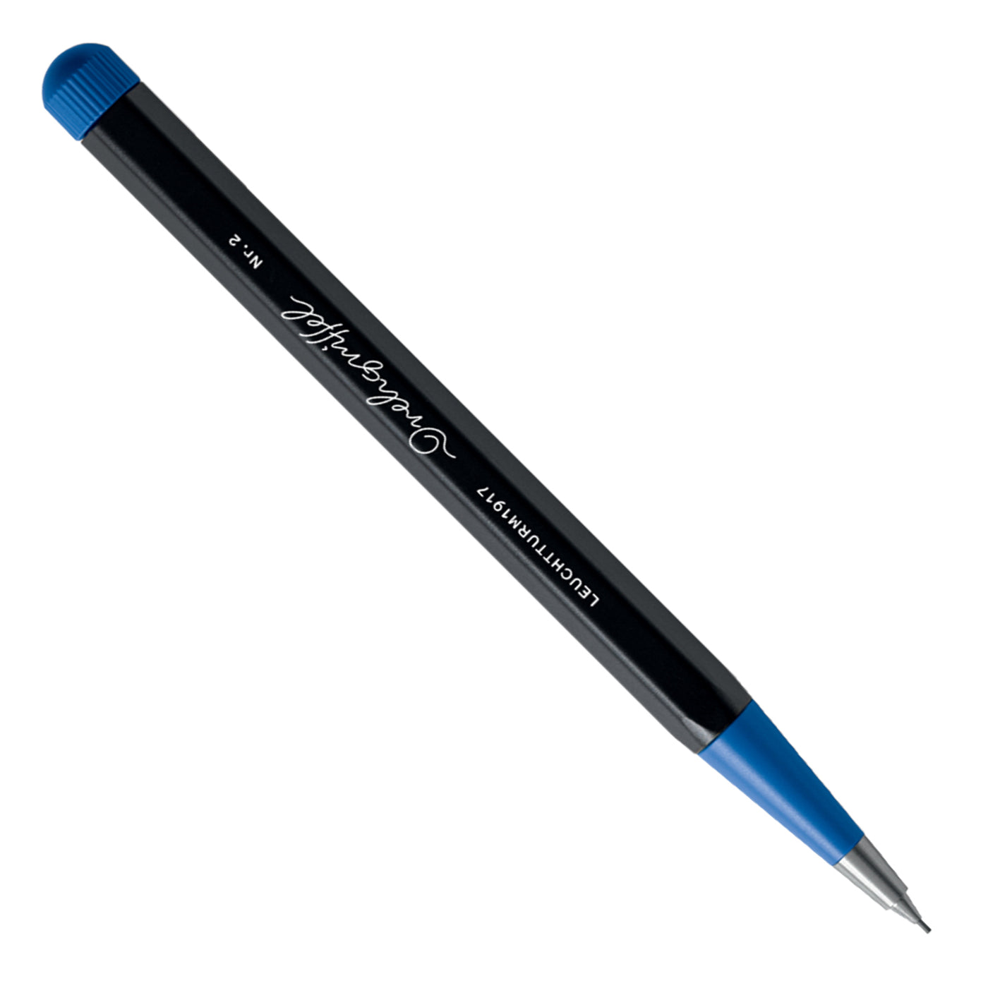 Leuchtturm1917 Drehgriffel Nr.2 Bauhaus 0.7mm Mechanical Pencil - Black/Royal Blue (Special Edition)