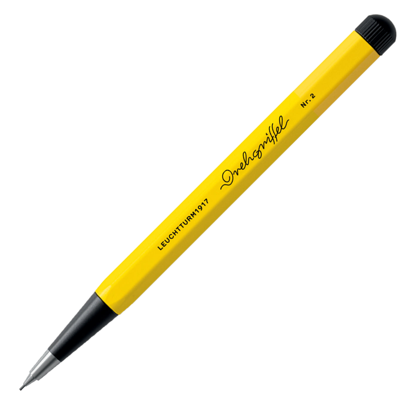Leuchtturm1917 Drehgriffel Nr.2 Bauhaus 0.7mm Mechanical Pencil - Lemon/Black (Special Edition)