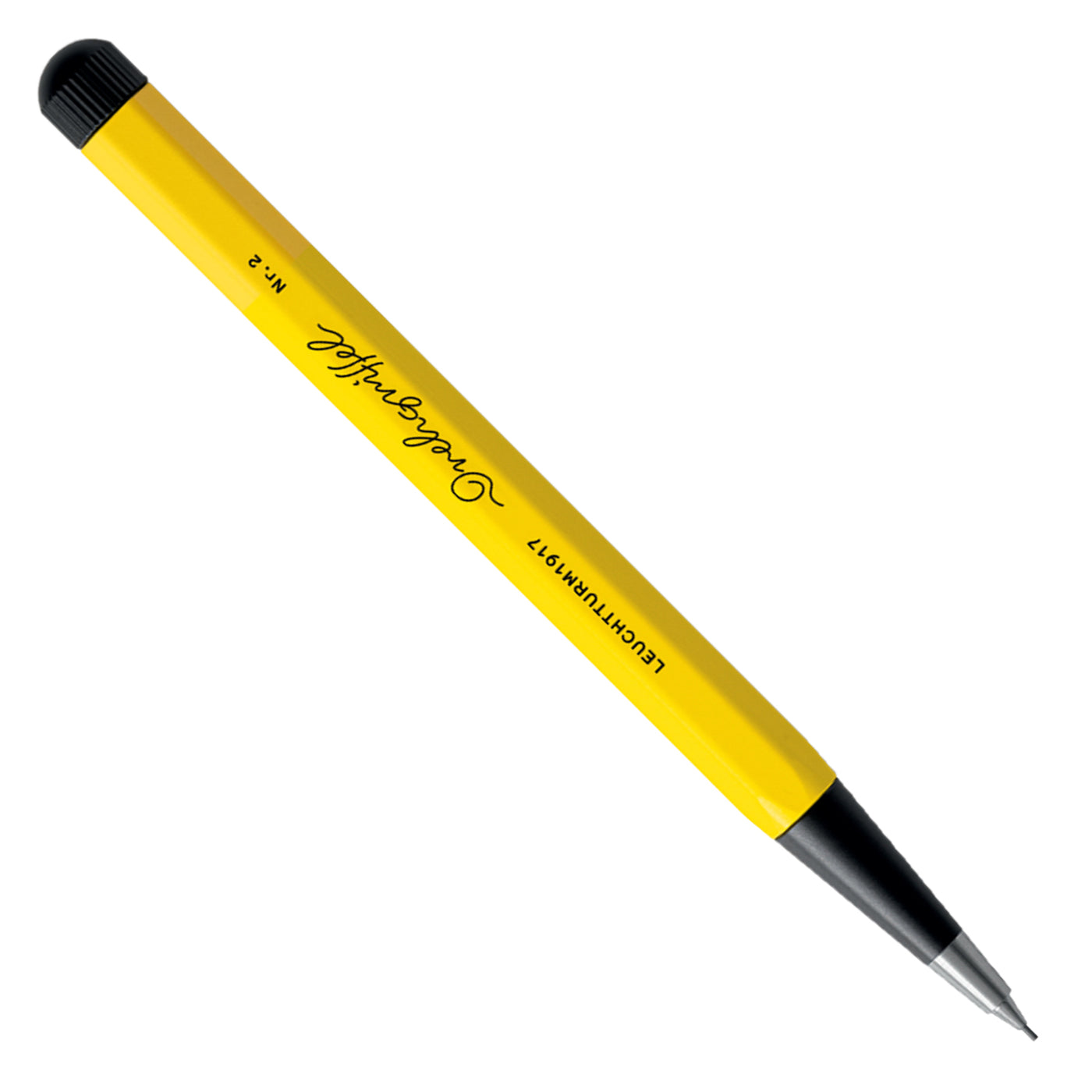 Leuchtturm1917 Drehgriffel Nr.2 Bauhaus 0.7mm Mechanical Pencil - Lemon/Black (Special Edition)