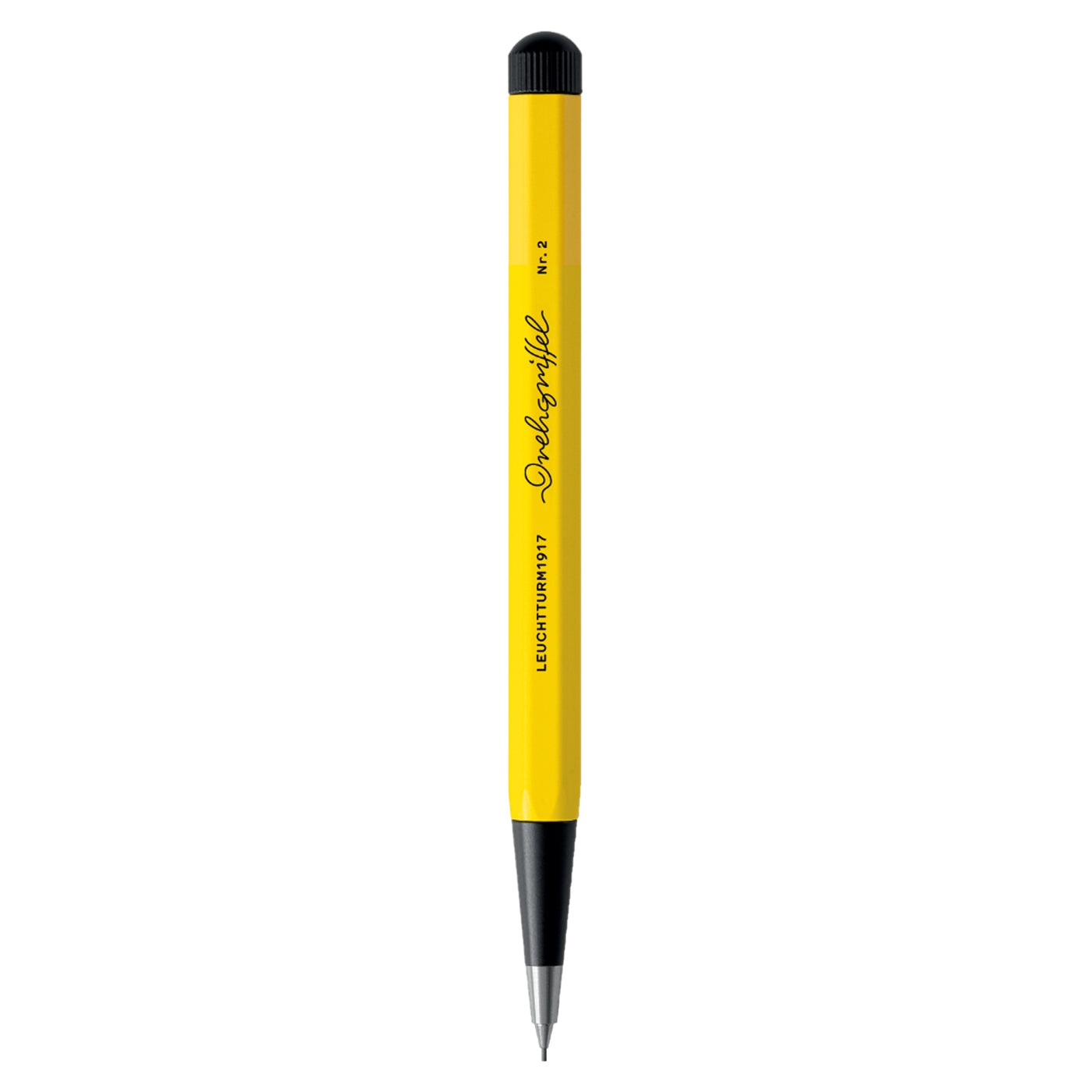 Leuchtturm1917 Drehgriffel Nr.2 Bauhaus 0.7mm Mechanical Pencil - Lemon/Black (Special Edition)