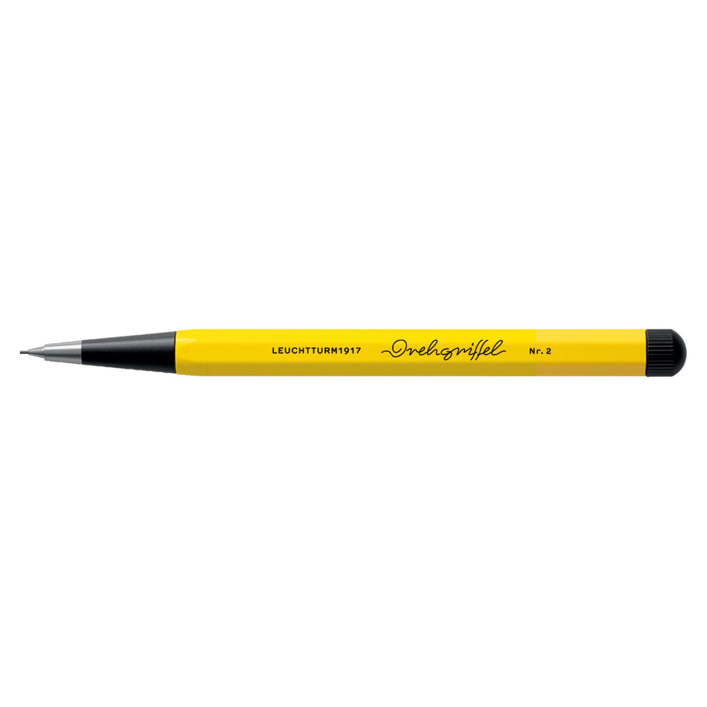 Leuchtturm1917 Drehgriffel Nr.2 Bauhaus 0.7mm Mechanical Pencil - Lemon/Black (Special Edition)