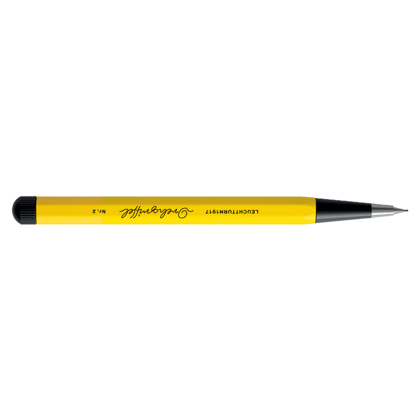 Leuchtturm1917 Drehgriffel Nr.2 Bauhaus 0.7mm Mechanical Pencil - Lemon/Black (Special Edition)