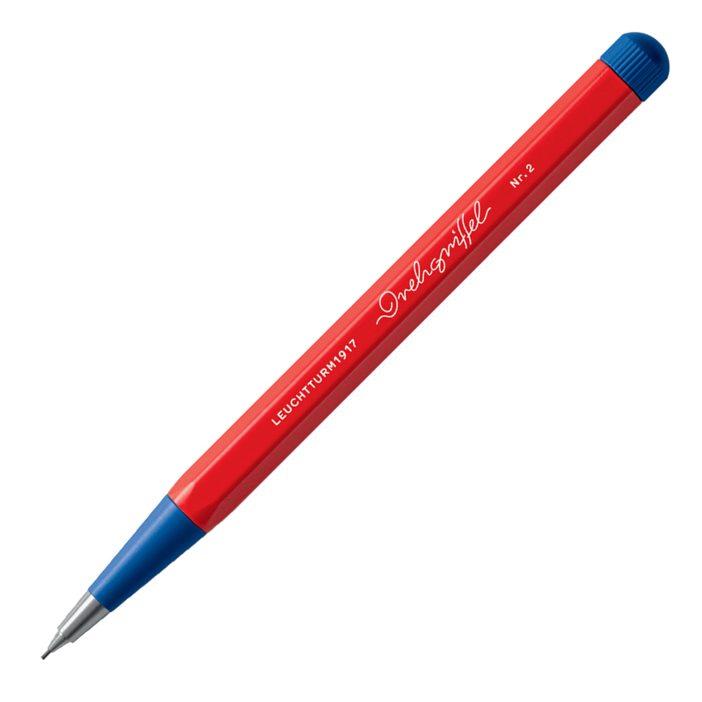 Leuchtturm1917 Drehgriffel Nr.2 Bauhaus 0.7mm Mechanical Pencil - Red/Royal Blue (Special Edition)