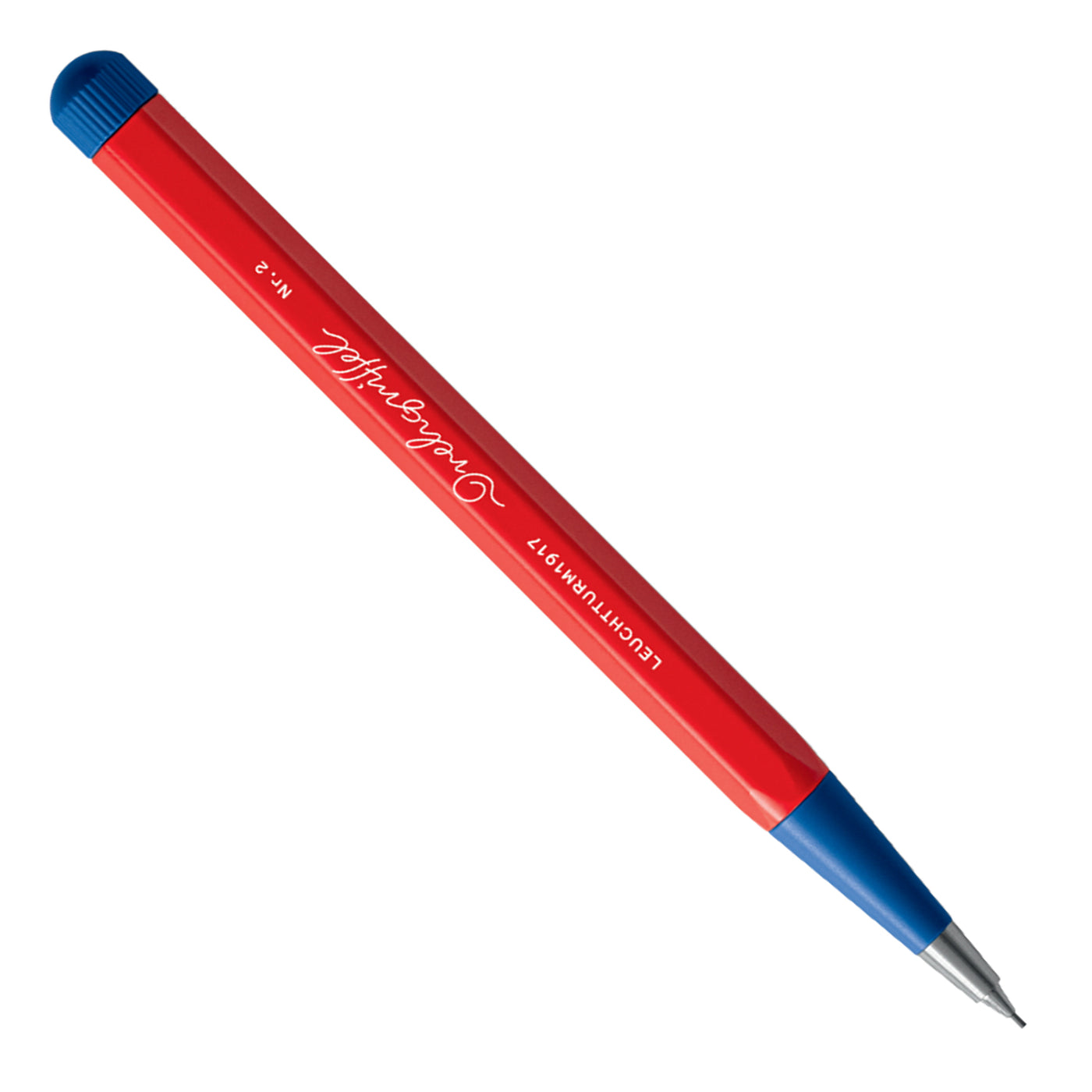 Leuchtturm1917 Drehgriffel Nr.2 Bauhaus 0.7mm Mechanical Pencil - Red/Royal Blue (Special Edition)