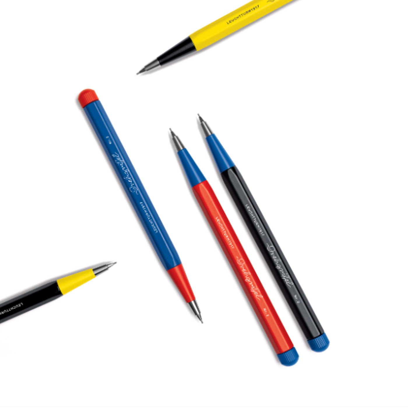 Leuchtturm1917 Drehgriffel Nr.2 Bauhaus 0.7mm Mechanical Pencil - Red/Royal Blue (Special Edition)