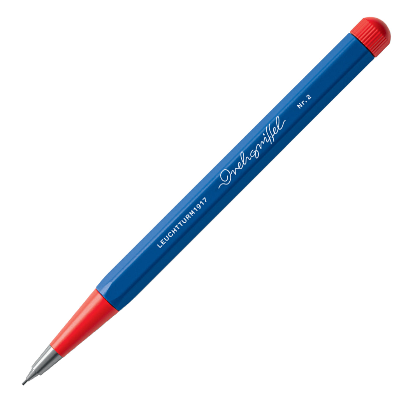 Leuchtturm1917 Drehgriffel Nr.2 Bauhaus 0.7mm Mechanical Pencil - Royal Blue/Red (Special Edition)