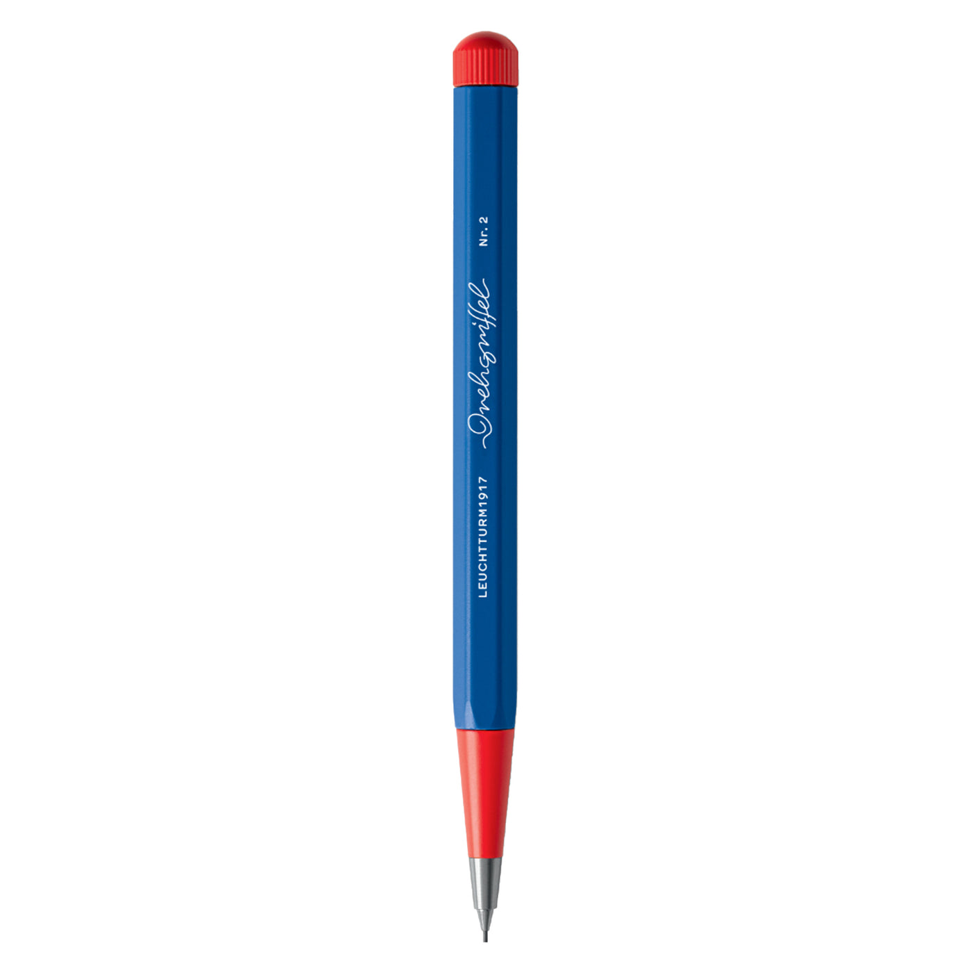 Leuchtturm1917 Drehgriffel Nr.2 Bauhaus 0.7mm Mechanical Pencil - Royal Blue/Red (Special Edition)