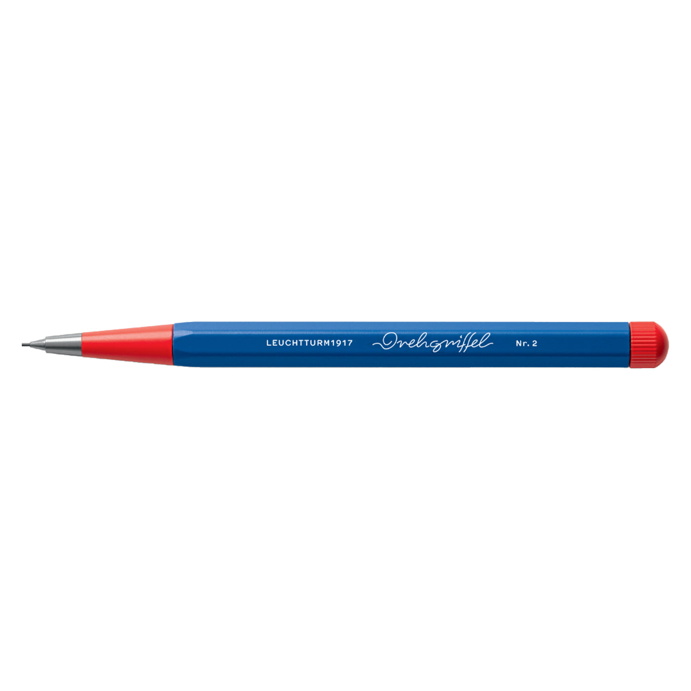 Leuchtturm1917 Drehgriffel Nr.2 Bauhaus 0.7mm Mechanical Pencil - Royal Blue/Red (Special Edition)