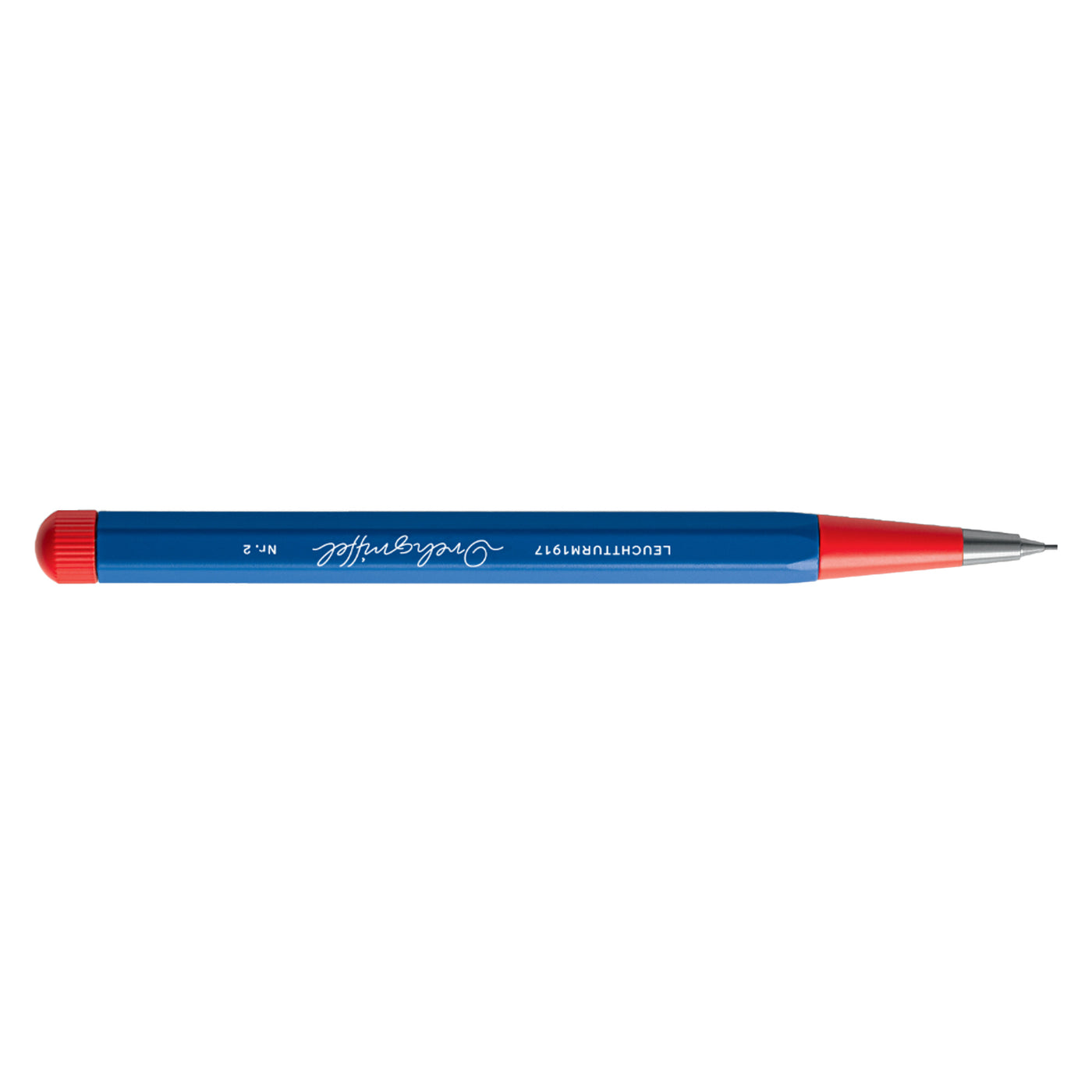 Leuchtturm1917 Drehgriffel Nr.2 Bauhaus 0.7mm Mechanical Pencil - Royal Blue/Red (Special Edition)