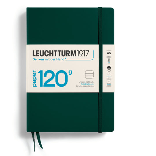 Leuchtturm1917 Edition 120 Hard Cover Notebook - Forest Green - A5 - Ruled