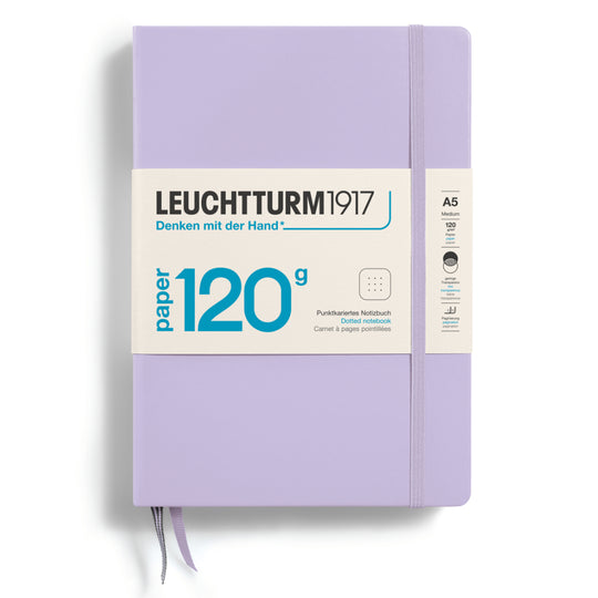 Leuchtturm1917 Edition 120 Hard Cover Notebook - Lilac - A5 - Dotted - 203 Pages