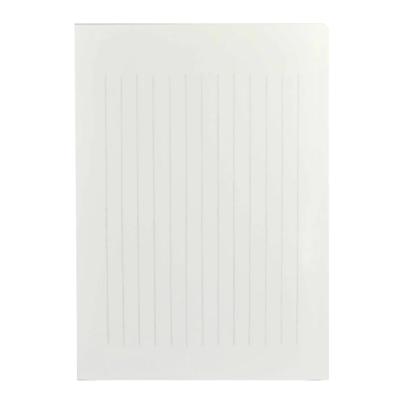 Life L1006 Letterpress Vertical Line Light Blue Notepad - B5 - Ruled