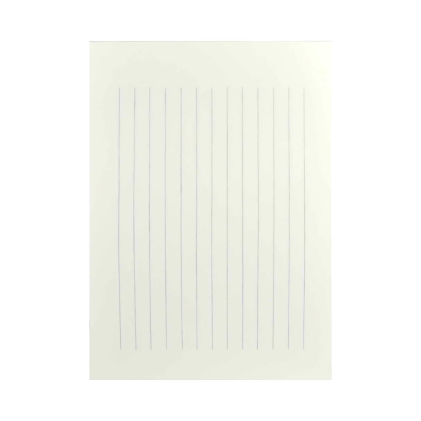 Life L1071 Bank Paper Vertical Line Brown Notepad - B5 - Plain
