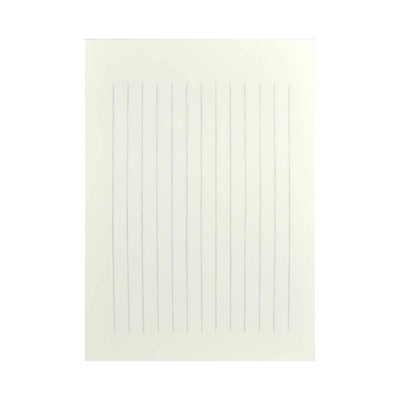 Life L1071 Bank Paper Vertical Line Brown Notepad - B5 - Plain