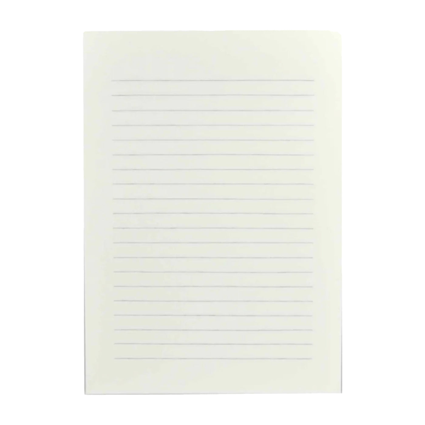 Life L1072 Bank Paper Horizontal Line Brown Notepad - B5 - Ruled