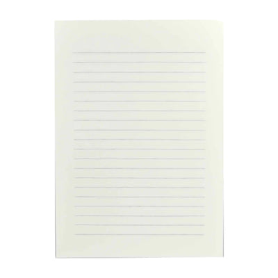 Life L1072 Bank Paper Horizontal Line Brown Notepad - B5 - Ruled