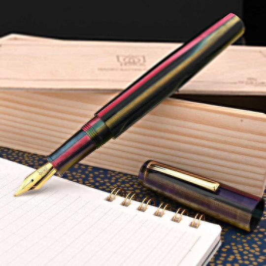 Lotus Saral Halos Special Edition Fountain Pen, Kaleidoscope - Steel Nib