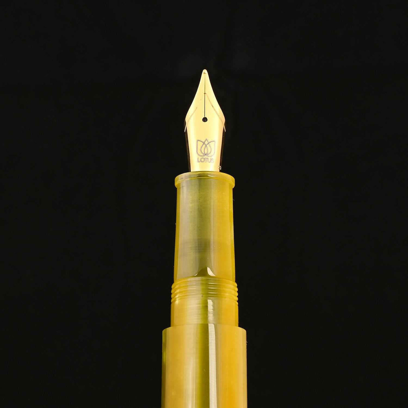 Lotus Saral Halos Special Edition Fountain Pen Ocherous Steel Nib 5