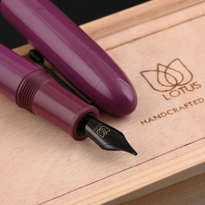 Lotus Shikhar Ebonite Fountain Pen - Purple BT 10