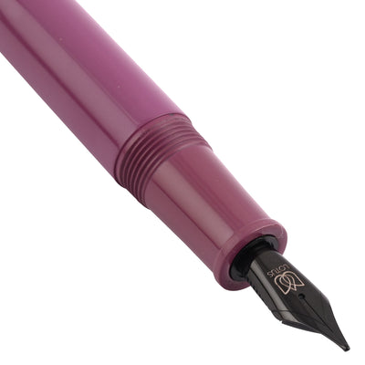 Lotus Shikhar Ebonite Fountain Pen - Purple BT 2