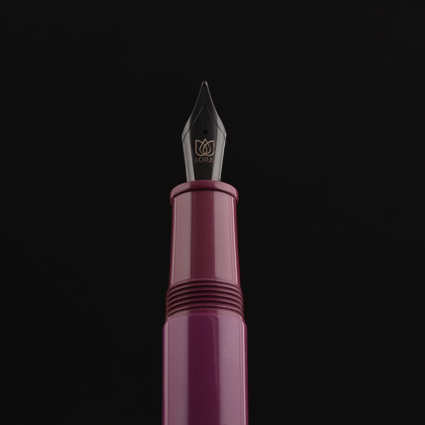 Lotus Shikhar Ebonite Fountain Pen - Purple BT 7