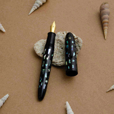Lotus Shikhar Raden Fountain Pen Sparkle Jowo Steel Nib 1