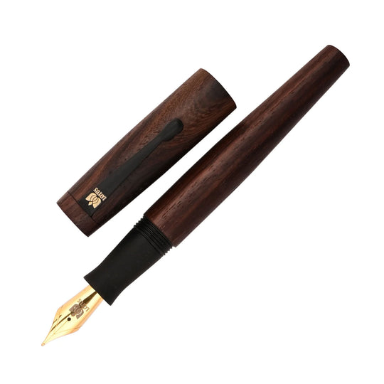 Lotus Student Deluxe Fountain Pen, Rose Wood - Jowo Steel Nib