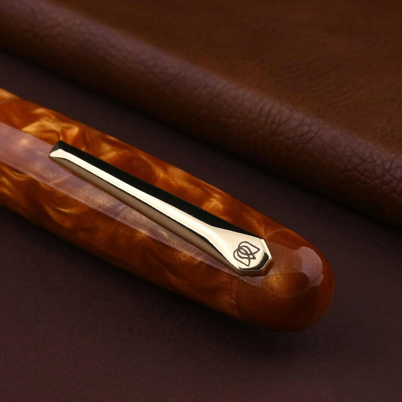 Lotus Vikrant Fountain Pen Amber Jowo Steel Nib 4