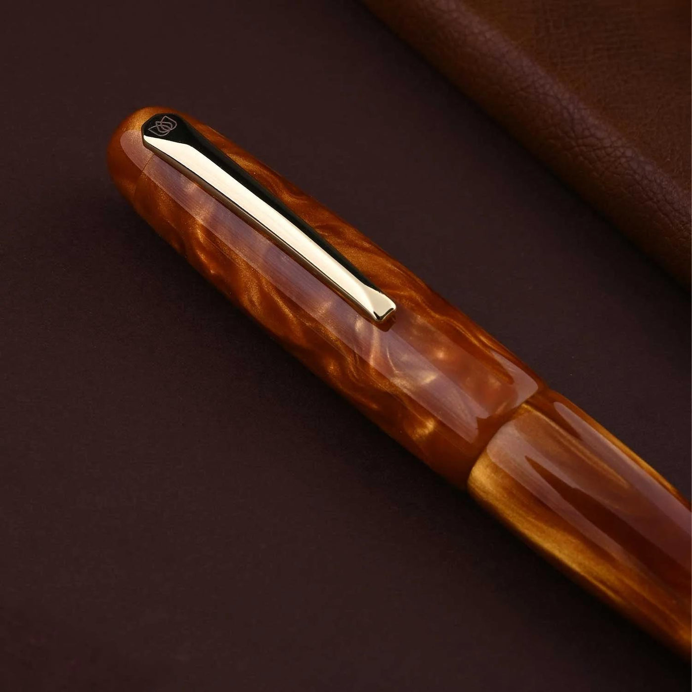 Lotus Vikrant Fountain Pen Amber Jowo Steel Nib 5