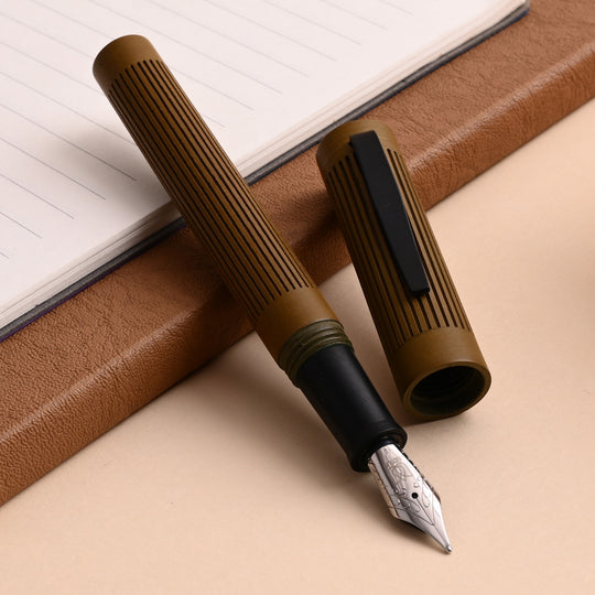 Lotus Corinthian Fountain Pen - Brown BT