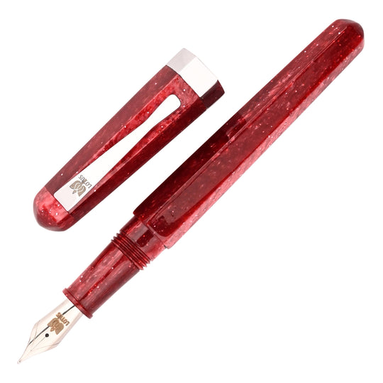 Lotus Estoile Fountain Pen - Red Stardust CT