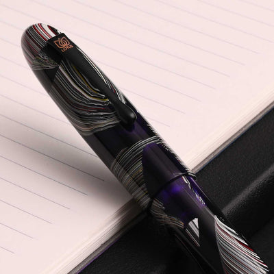Lotus Fordite Fountain Pen - Purple 11