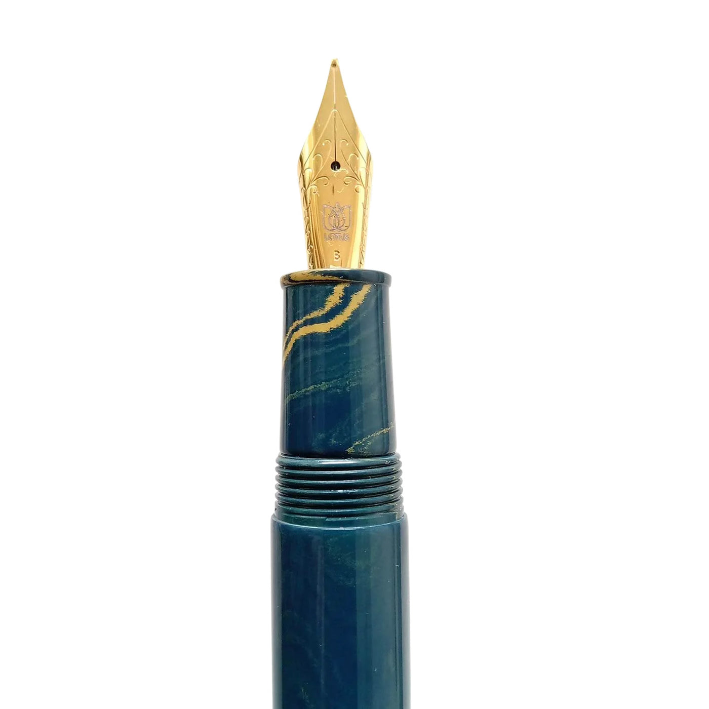 Lotus Mesa Limited Edition Fountain Pen Teal Green - Jowo Steel Nib 2