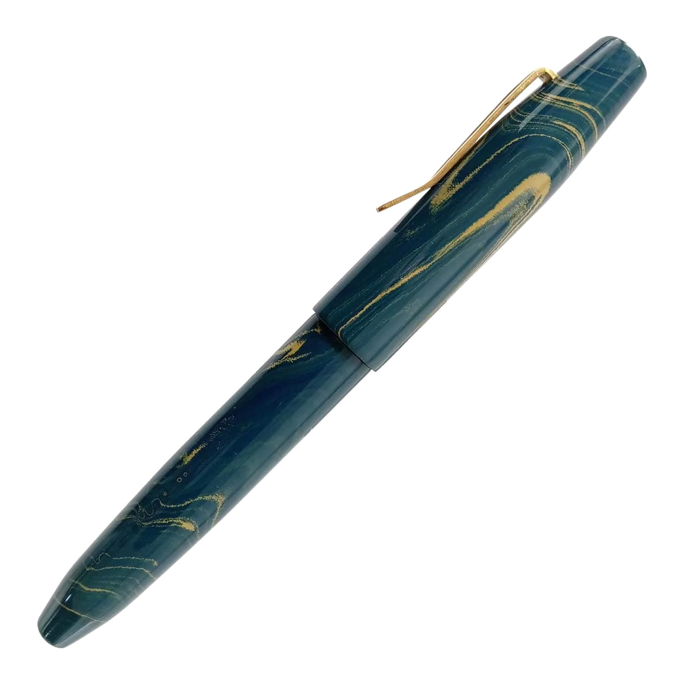 Lotus Mesa Limited Edition Fountain Pen Teal Green - Jowo Steel Nib 3