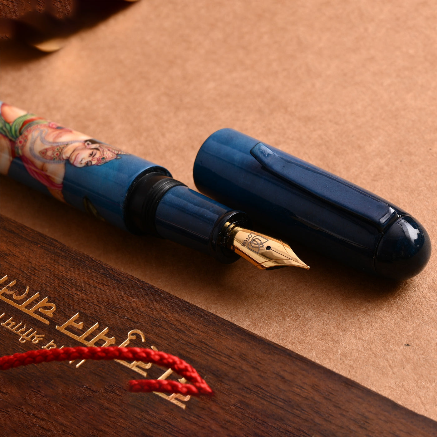 Lotus Shikhar Ebonite Fountain Pen - Hanuman (Special Edition) 9