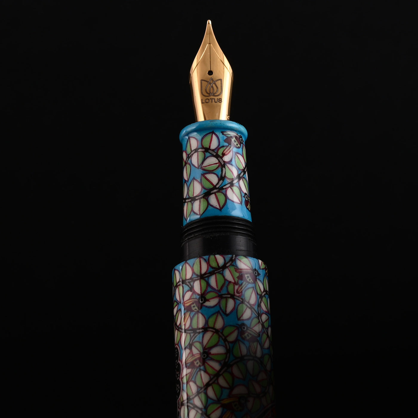 Lotus Shikhar Ebonite Fountain Pen - Radha Krishna (Special Edition) 10