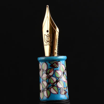 Lotus Shikhar Ebonite Fountain Pen - Radha Krishna (Special Edition) 11