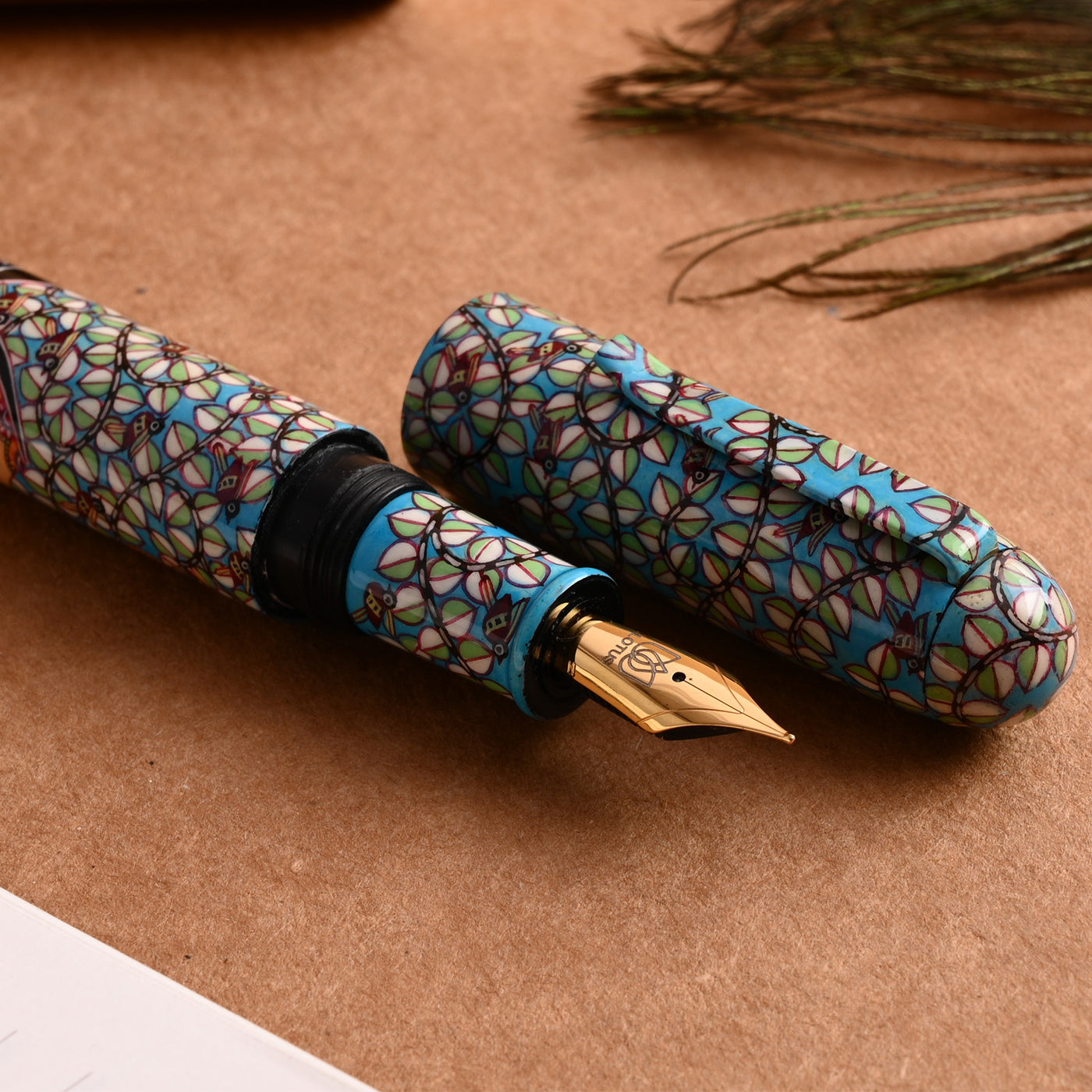 Lotus Shikhar Ebonite Fountain Pen - Radha Krishna (Special Edition) 9